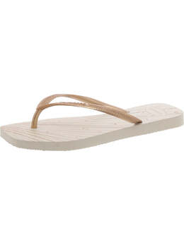 Havaianas: Бежевые шлёпанцы 