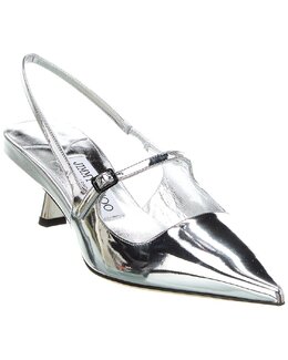 JIMMY CHOO: Серебристые туфли 