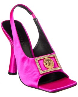 Versace: Розовые босоножки  Medusa