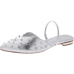 Schutz: Серебристые мокасины 
