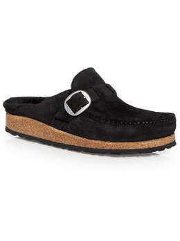 Birkenstock: Чёрные сабо 