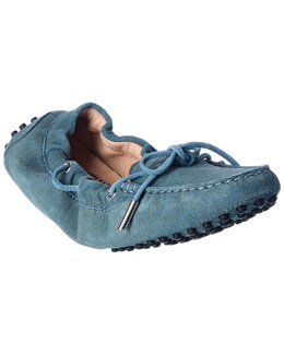 Tod's: Синие лоферы 