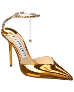 JIMMY CHOO: Коричневые туфли  Saeda 100