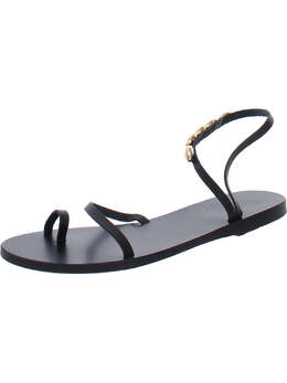 Ancient Greek Sandals: Чёрные сандалии  Apli Eleftheria