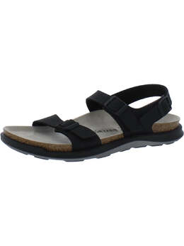Birkenstock: Чёрные сандалии 