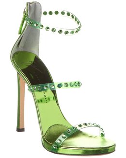Giuseppe Zanotti: Зелёные сандалии  Harmony