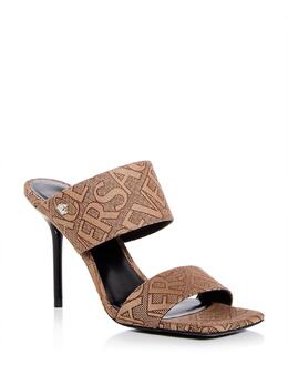 Versace: Бежевые туфли 