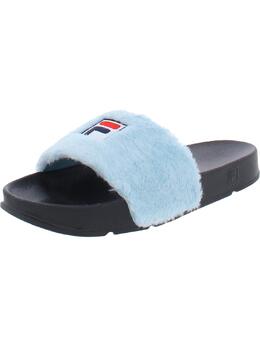 Fila: Чёрные шлёпанцы 