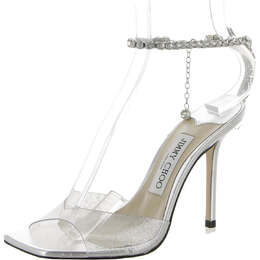 JIMMY CHOO: Серебристые туфли 