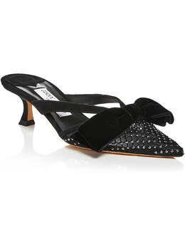 JIMMY CHOO: Чёрные сабо 