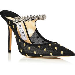 JIMMY CHOO: Чёрные сабо  Bing 100