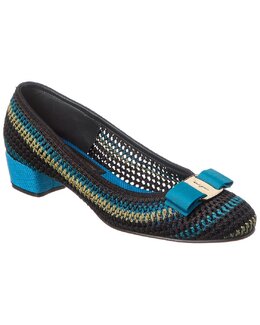 Salvatore Ferragamo: Синие туфли  Vara