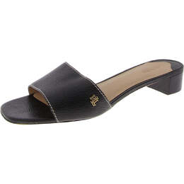 Lauren Ralph Lauren: Чёрные сандалии 