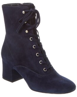 Gianvito Rossi: Синие ботинки 