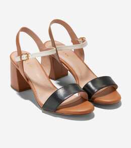 Cole Haan: Чёрные сандалии 