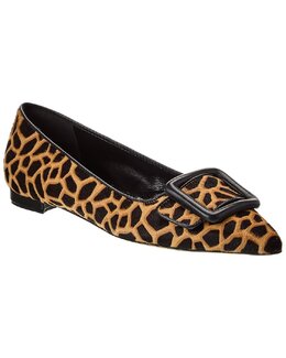 Manolo Blahnik: Коричневые балетки 