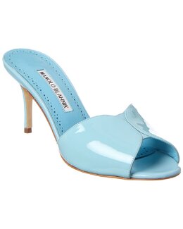 Manolo Blahnik: Синие сандалии 