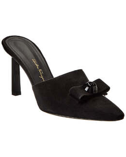 Salvatore Ferragamo: Чёрные сабо 