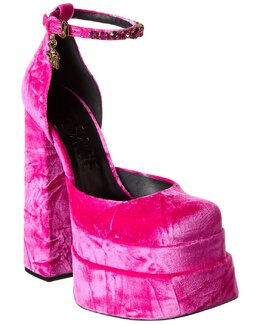 Versace: Розовые туфли  Medusa