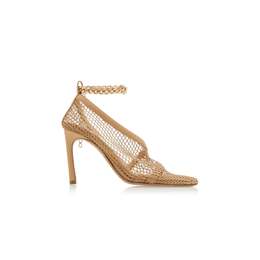 Bottega Veneta: Бежевые босоножки 