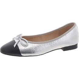 Steve Madden: Серебристые балетки 