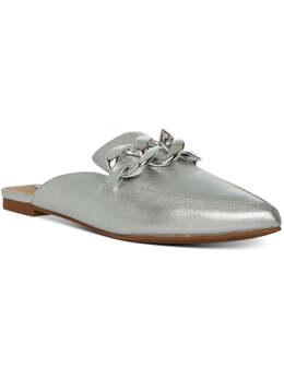Steve Madden: Серебристые сабо 