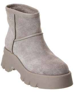 Gianvito Rossi: Серые ботинки 