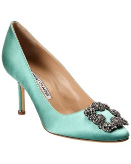 Manolo Blahnik: Зелёные туфли  Hangisi 70