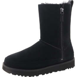 UGG: Чёрные ботинки 