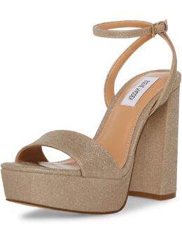 Steve Madden: Золотые босоножки 