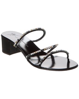 Giuseppe Zanotti: Тёмные сандалии  Colorful