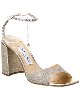 JIMMY CHOO: Золотые сандалии  Saeda