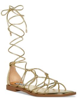 Steve Madden: Золотые сандалии 