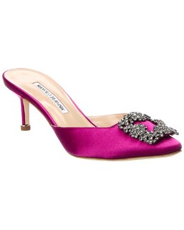 Manolo Blahnik: Розовые сабо 