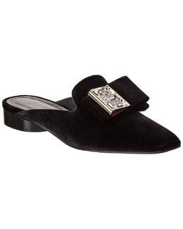 Salvatore Ferragamo: Чёрные сабо 