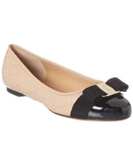 Salvatore Ferragamo: Чёрные балетки  Varina