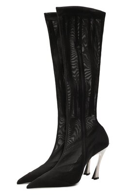 Mugler: Чёрные сапоги 