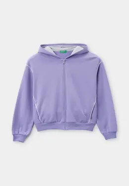 United Colors of Benetton: Фиолетовая толстовка 