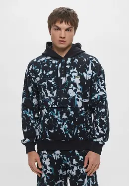 Lacoste: Чёрная толстовка 