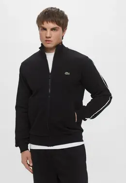 Lacoste: Чёрная толстовка 