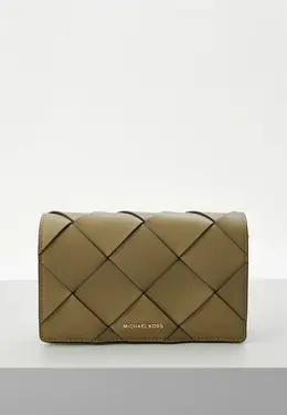 Michael Michael Kors: Сумка цвета хаки 