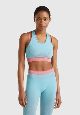 United Colors of Benetton: Голубой топ 