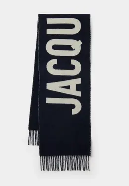 Jacquemus: Синий шарф 