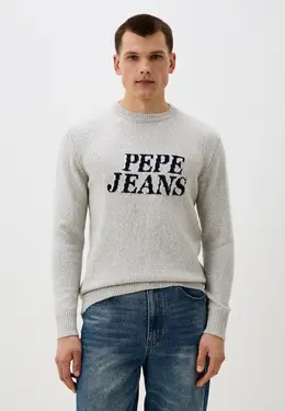 Pepe Jeans: Серый свитер 