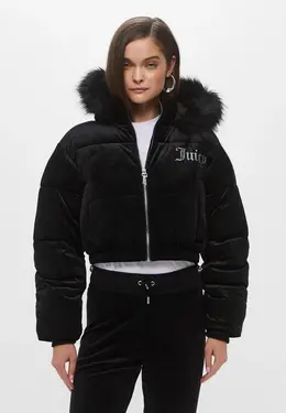 Juicy Couture: Чёрный пуховик 