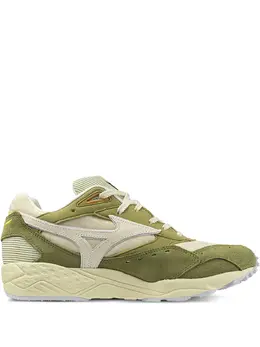 Mizuno: Зелёные кроссовки 