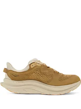 HOKA: Бежевые кроссовки 