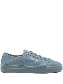 Santoni: Голубые кроссовки 