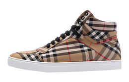 Burberry: Серые кеды 