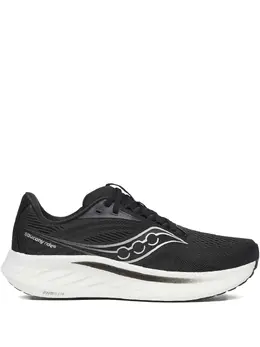 Saucony: Чёрные кроссовки 